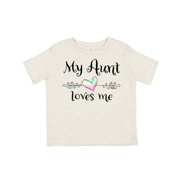 inktastic I Heart My Aunt Toddler T-Shirt 
